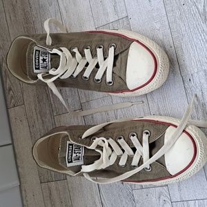 Green Converse mens 5, womens 7